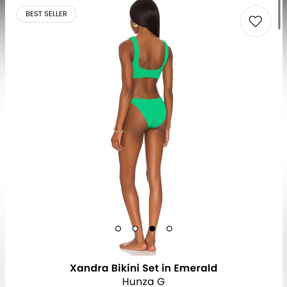 Hunza G green bikini